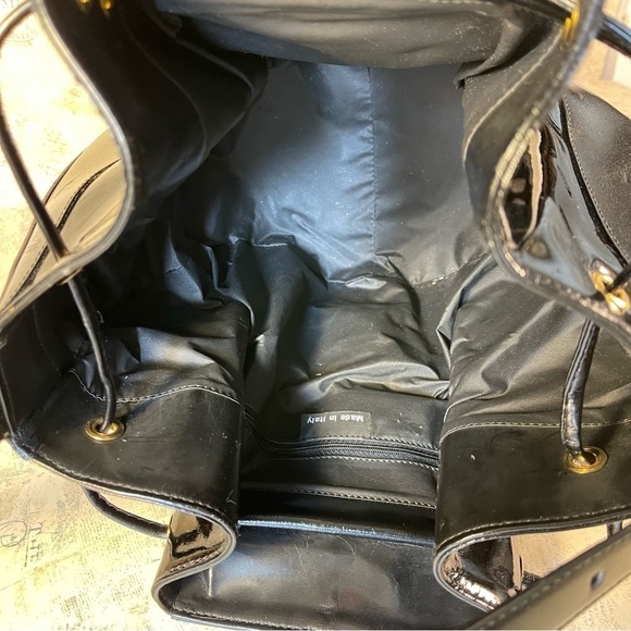 di Gregorio black leather  bucket bag - Picture 7 of 15